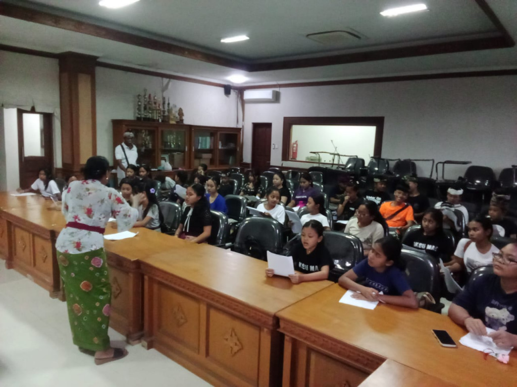 Giat Pelaksanaan Pembinaan Widya Shaba Kelurahan Sempidi   yang dilaksanakan di ruang rapat Kantor Lurah Sempidi selama 2 X ,hari sabtu dan minggu,tgl 9 & 10 agustus 2025